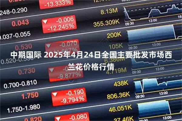中期国际 2025年4月24日全国主要批发市场西兰花价格行情