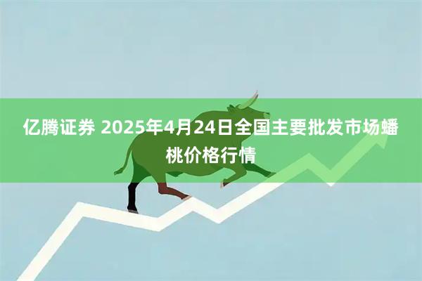 亿腾证券 2025年4月24日全国主要批发市场蟠桃价格行情
